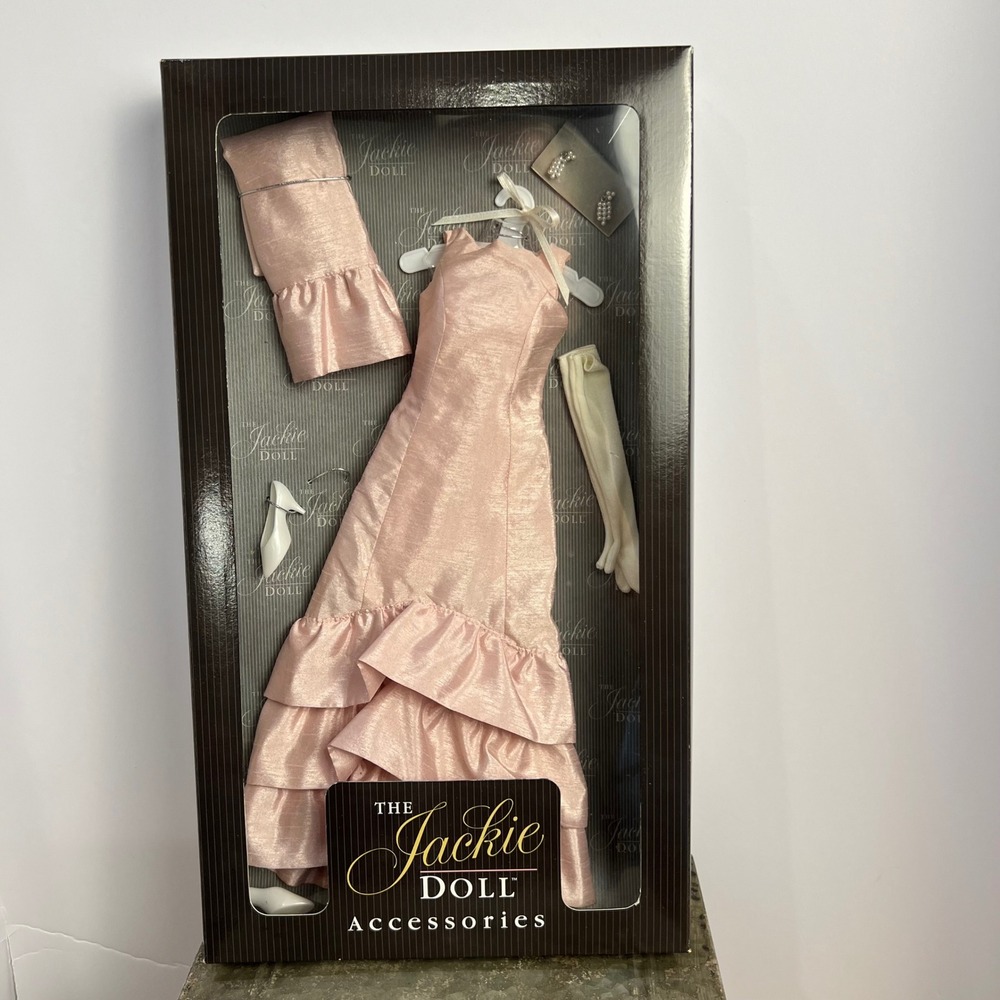 Franklin Mint Jackie Doll Accessories Pink Gown Ensemble NIB Jacqueline Kennedy